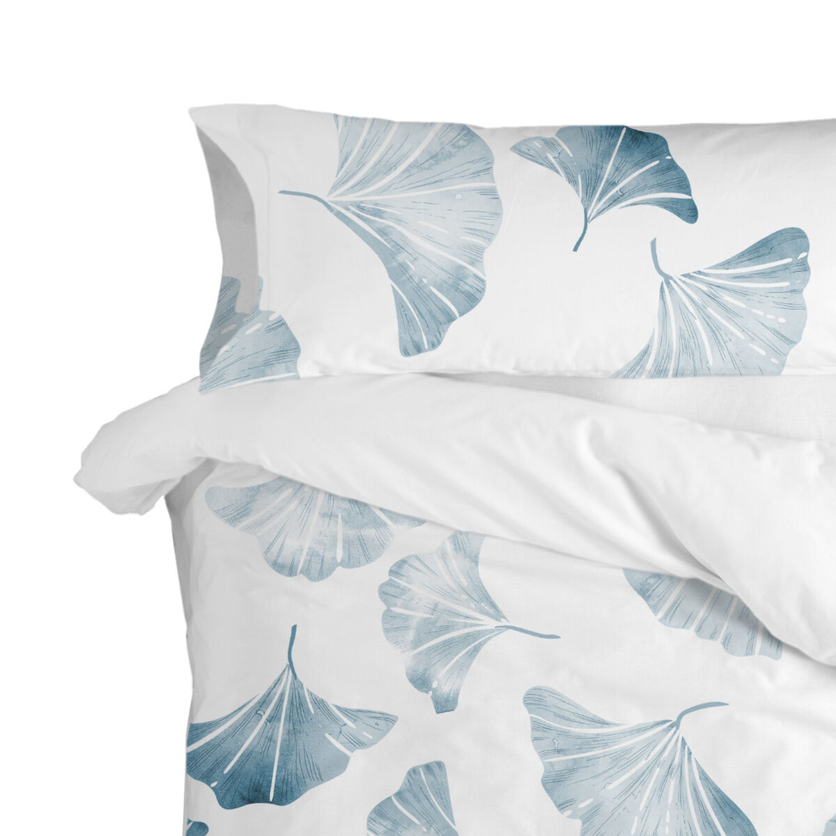 Capa de almofada HappyFriday Blanc Ginkgo Multicolor 45 x 125 cm